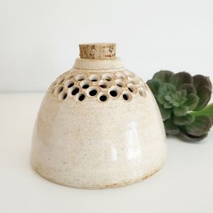 Handmade Pottery Insense Holder
